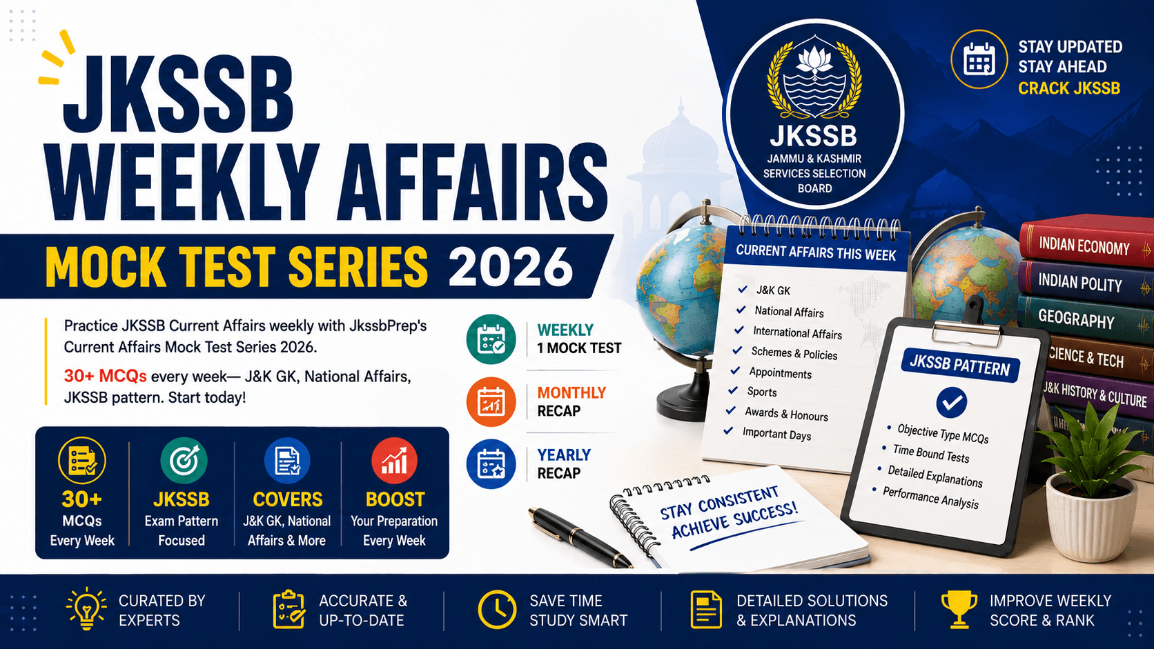 JKSSB Daily Current Affairs Mock Test Series 2026